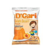D'GARI GELATIN PEACH DURAZNO 4.2oz